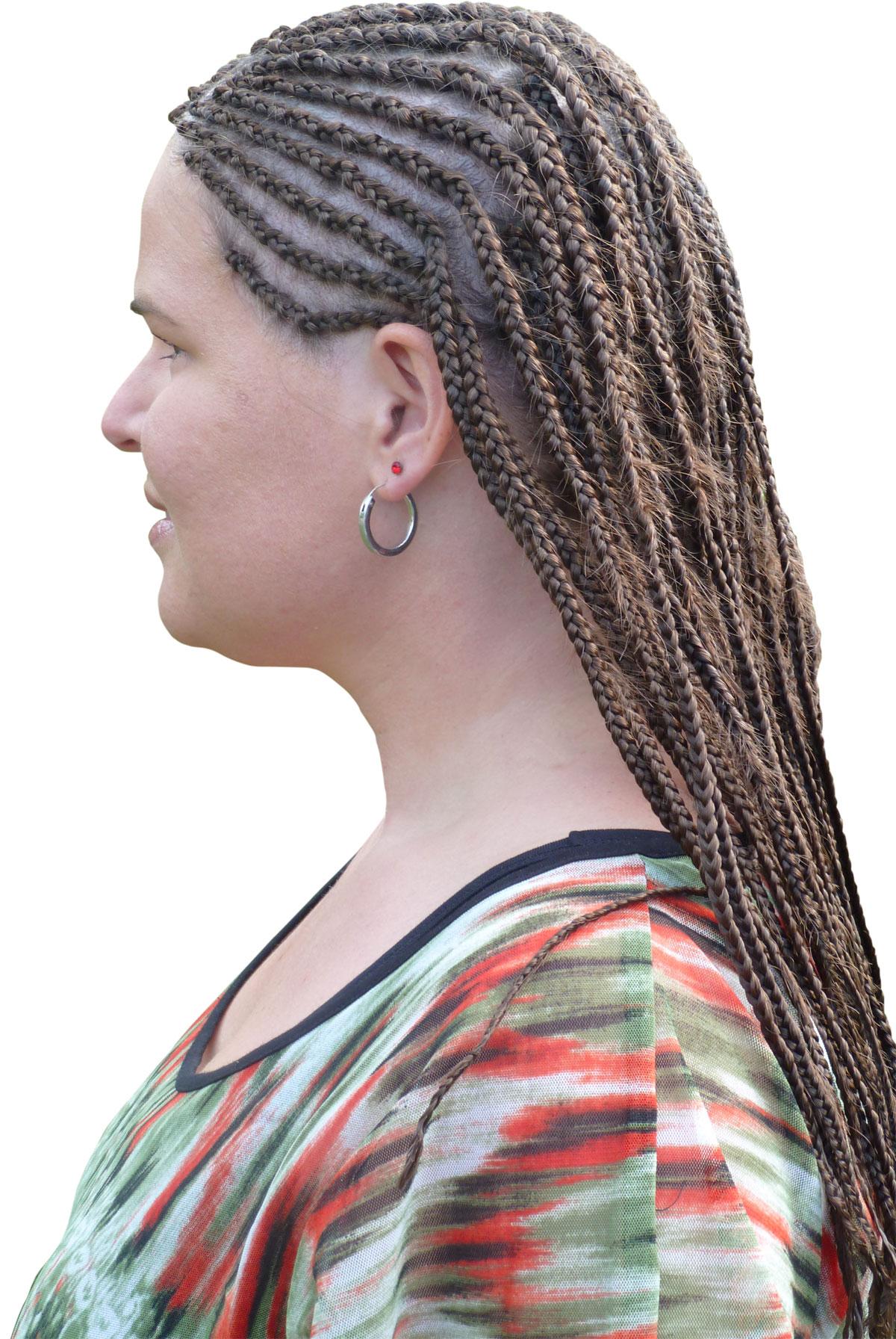 Accessoires Haaraccessoires Haarspelden Nigeriaanse handgemaakte Afrikaanse vlechten klaar om pruiken lange enkele vlechten single hair pruik enkele vlechten te dragen 